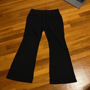 SHEIN Black Flared Track Pants